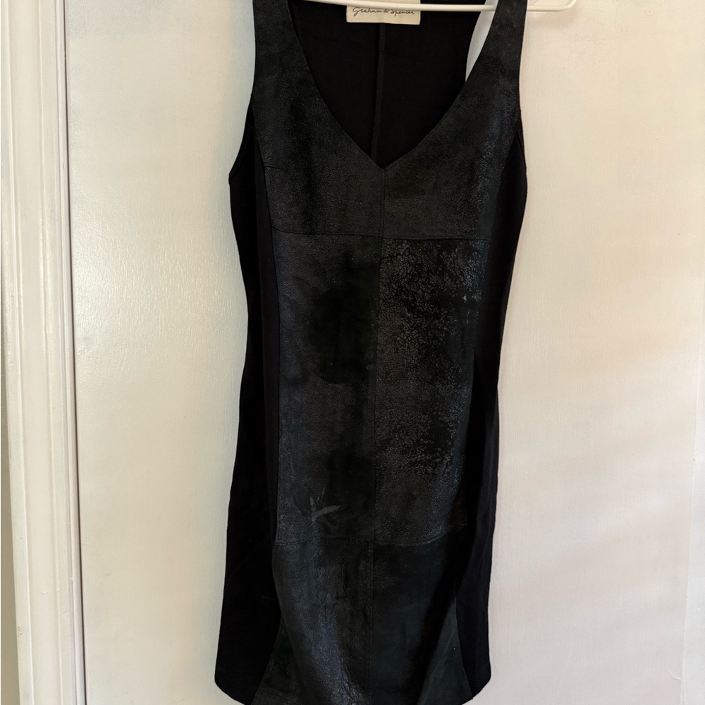 Velvet by Graham & Spencer Black Mini Dress